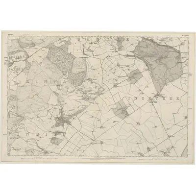 1861 Map of Perthshire, Sheet LXXXVII, 1867 Print