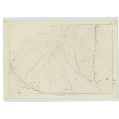 1860 Map of Perthshire, Sheet X, 1867 Print