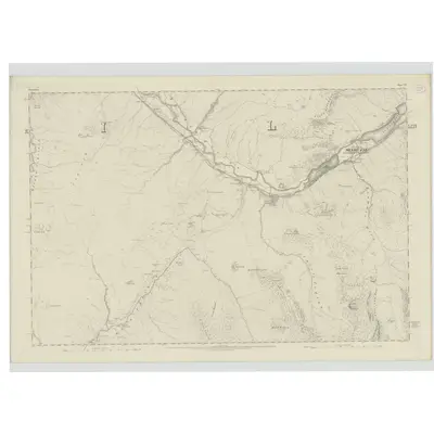 1864 Map of Perthshire, Sheet XC, 1867 Print
