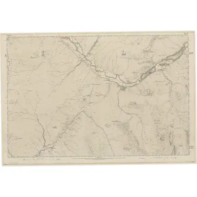 1864 Map of Perthshire, Sheet XC, 1867 Print