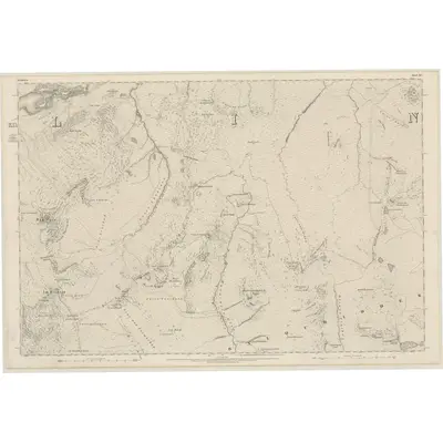 1864 Map of Perthshire, Sheet XCI, 1867 Print