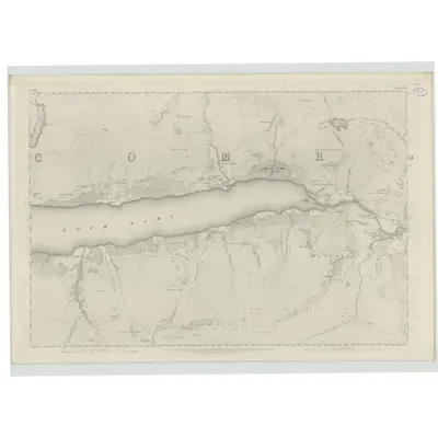 1861 Map of Perthshire, Sheet XCIII, 1867 Print