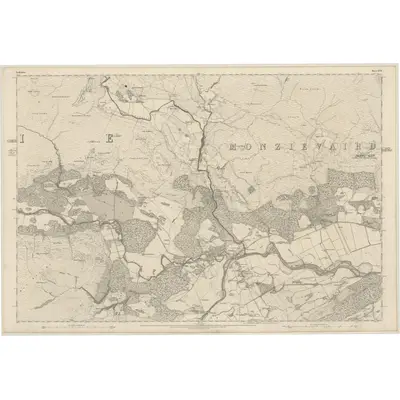 1863 Map of Perthshire, Sheet XCIV, 1866 Print