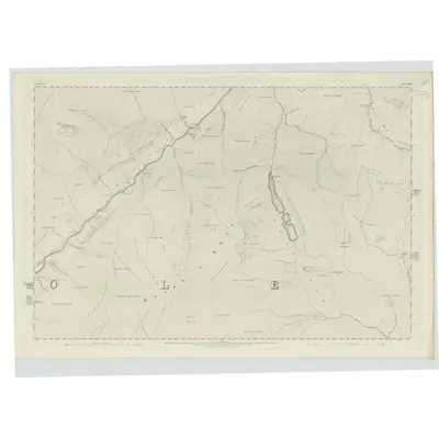 1860 Map of Perthshire, Sheet XIII, 1867 Print