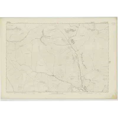 1862 Map of Perthshire, Sheet XIV, 1867 Print