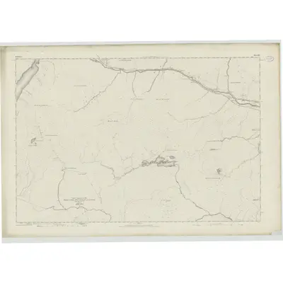 1860 Map of Perthshire, Sheet XIX, 1867 Print