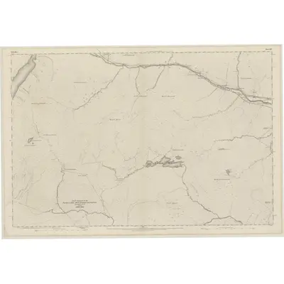 1860 Map of Perthshire, Sheet XIX, 1867 Print
