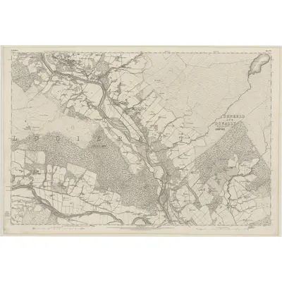 1863 Map of Perthshire, Sheet XL, 1867 Print