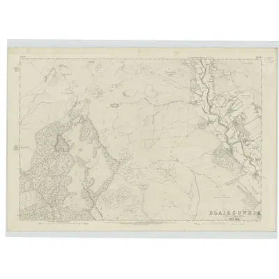 1863 Map of Perthshire, Sheet XLI, 1867 Print