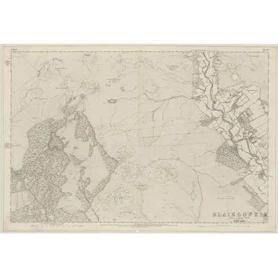 1863 Map of Perthshire, Sheet XLI, 1867 Print