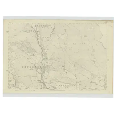 1863 Map of Perthshire, Sheet XLII, 1867 Print