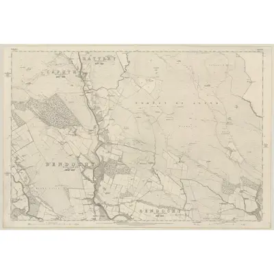 1863 Map of Perthshire, Sheet XLII, 1867 Print