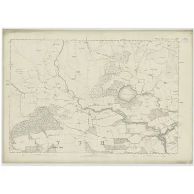 1861 Map of Perthshire, Sheet XLIII, 1865 Print