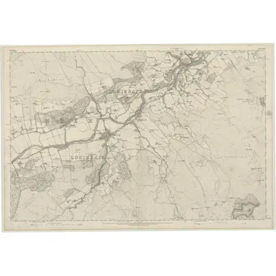 1862 Map of Perthshire, Sheet XLIX, 1867 Print