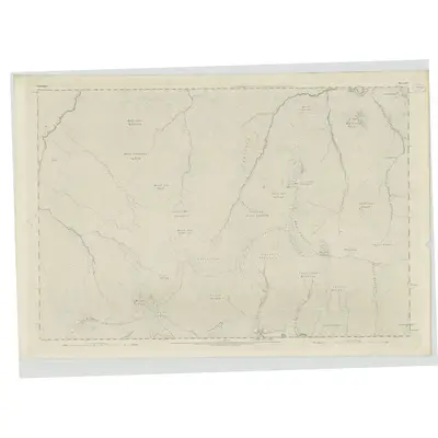 1864 Map of Perthshire, Sheet XLV, 1867 Print