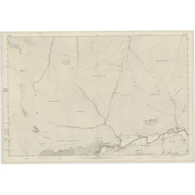 1861 Map of Perthshire, Sheet XLVI, 1867 Print