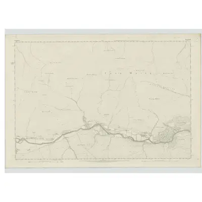 1862 Map of Perthshire, Sheet XLVII, 1867 Print