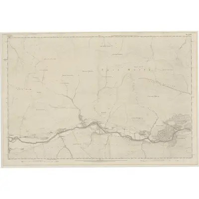 1862 Map of Perthshire, Sheet XLVII, 1867 Print