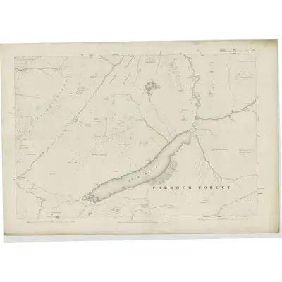 1864 Map of Perthshire, Sheet XVI, 1867 Print