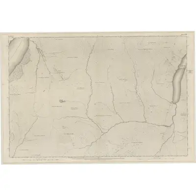 1860 Map of Perthshire, Sheet XVIII, 1867 Print