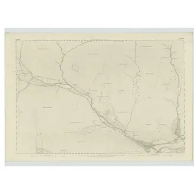 1860 Map of Perthshire, Sheet XX, 1867 Print