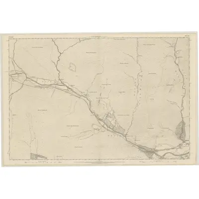 1860 Map of Perthshire, Sheet XX, 1867 Print