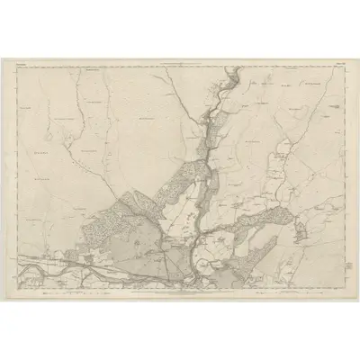 1860 Map of Perthshire, Sheet XXI, 1867 Print
