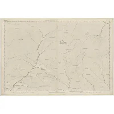 1862 Map of Perthshire, Sheet XXII, 1867 Print