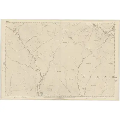 1862 Map of Perthshire, Sheet XXIII, 1867 Print