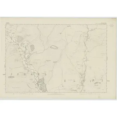 1862 Map of Perthshire, Sheet XXIV, 1865 Print