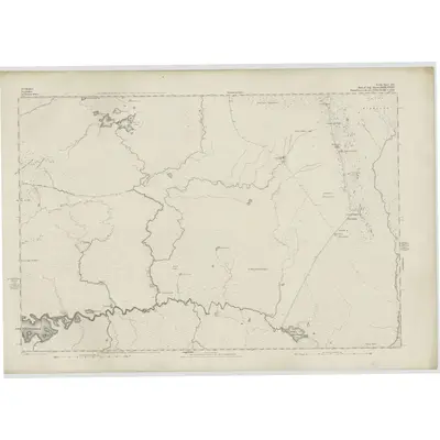 1864 Map of Perthshire, Sheet XXV, 1867 Print