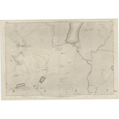 1861 Map of Perthshire, Sheet XXVI, 1867 Print