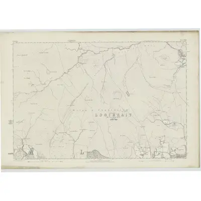 1862 Map of Perthshire, Sheet XXVIII, 1867 Print