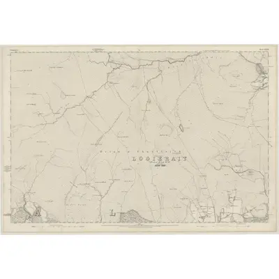 1862 Map of Perthshire, Sheet XXVIII, 1867 Print
