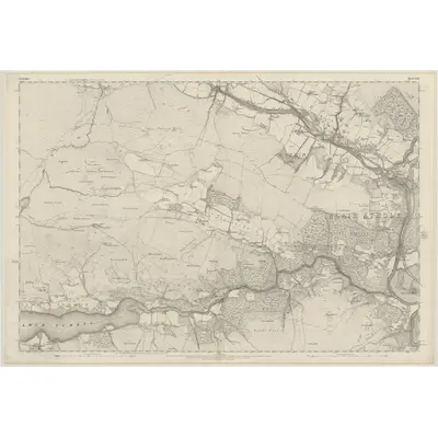 1861 Map of Perthshire, Sheet XXX, 1867 Print