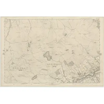 1862 Map of Perthshire, Sheet XXXIX, 1867 Print