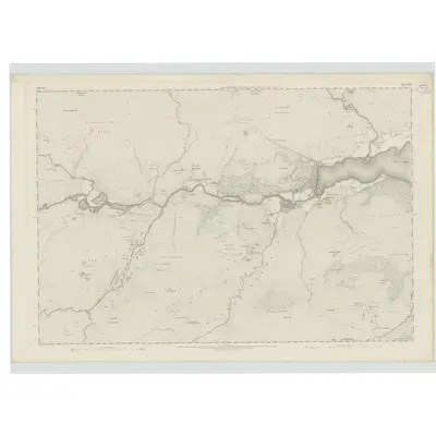 1864 Map of Perthshire, Sheet XXXV, 1867 Print
