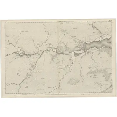 1864 Map of Perthshire, Sheet XXXV, 1867 Print