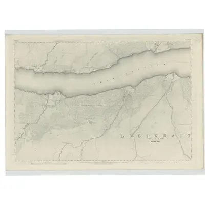 1862 Map of Perthshire, Sheet XXXVI, 1867 Print