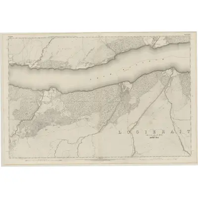 1862 Map of Perthshire, Sheet XXXVI, 1867 Print