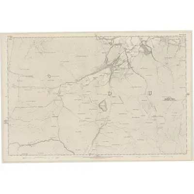 1861 Map of Perthshire, Sheet XXXVIII, 1867 Print