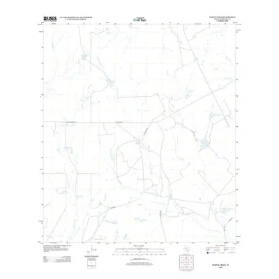 2013 Map of Pertle Creek, 2013 Print