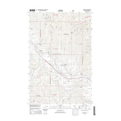 2014 Map of Peshastin, 2014 Print