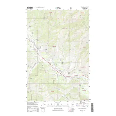 2017 Map of Peshastin, 2017 Print