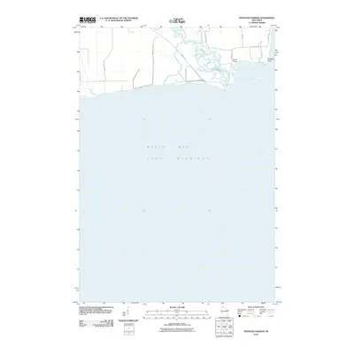 2010 Map of Peshtigo Harbor, 2010 Print