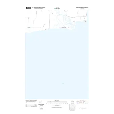 2013 Map of Peshtigo Harbor, 2013 Print