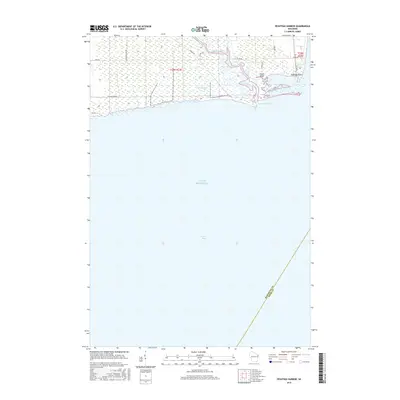 2015 Map of Peshtigo Harbor, 2015 Print