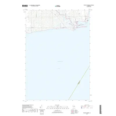 2018 Map of Peshtigo Harbor, 2018 Print