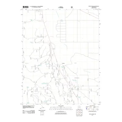 2011 Map of Petaca Peak, 2011 Print