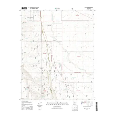 2013 Map of Petaca Peak, 2013 Print